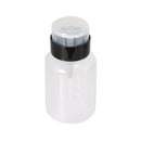 Nail Art Press Pump Dispenser Essential Remover Transparent Plastic Bottle