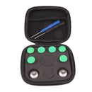 8Pcs Thumb Grips Stick +Bumper Trigger Button for XBOX ONE Elite Controller Green