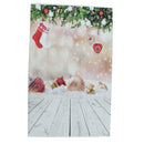 4.1*2.6ft Vinyl Christmas Scenery Photography Backdrop Customized Photo Background for Photo Studio 10825