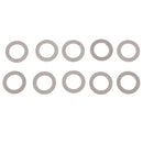 10Pcs Metal Oil Drain Plug Crush Washers Gaskets For Honda Acura Silver