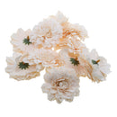 Artificial Simulation Silk Daisy Flower Heads For Home Party Wedding Floral Decor Flowers Pack of 10PCS White