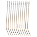Braiding Sewing Kintting Threader Thread Hook Track Weave Hair Extension Needles for Wig - J Shape