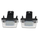 2 Piece LED 3528 SMD No Error Number Plate Light for PEUGEOT 206 308 406
