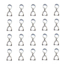20pcs 8mm Silver Pinch Bail Pendant Connectors Clasps DIY Jewelry Findings