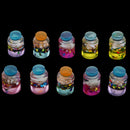 20 Pieces Rainbow Colors Resin Bottles Flatback Flatbacks Cabochons Craft Scrapbooking Cardmaking Embellishments DIY Decorations