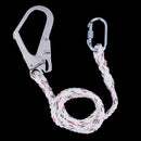 1.5M Positioning Lanyard & Carabiner Hook for Scaffold Climbing Safety Equip