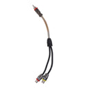 7'' inch RCA Y Splitter 1 Male to Dual Female Audio Adapter Cable Cord Wire
