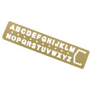 Letters Symbols Template Ruler Drafting Drawing Stencil for DIY Crafts Kids Toys