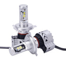 2 Pieces 6000LM 40W High Power XHP50 LED H4 Headlight High Low Beam Bulbs White 6500K