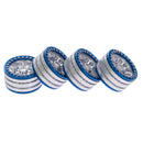 4 Pieces RC Car Wheel Hub(1.9inch),with 12 Round Holes For 1:10 Scale Axial Scx10 Scx10 Ii 90046 Traxxas Trx4 D90 Remote Control Car Turck