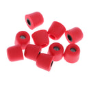 10Pcs Durable Headphone Memory Foam Cushion Eyebud Cover for Headset Red