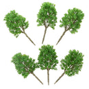 6 Pieces DIY Painted Model Trees Layout Train Landscape Railways Scenery Accessory 1:30 Scale