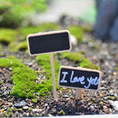 10pcs Micro landscape Miniature Wood Blackboard Garden Ornament Garden Decor