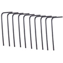 10 Pieces Iron Saddle Bridge Hexagonal Wrench 0.05inch for Electric Guitar Bass Replacement Parts