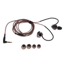 Hi-Fi Sports Headphones with Super Bass and Noise Isolating Standard Edition Black