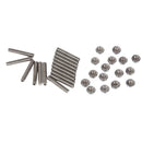 16 Pcs Stainless Exhaust Manifold Stud Nuts kit for Ford 4.6 & 5.4 Liter V8 2 Manifolds