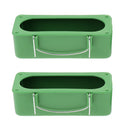 2 PCS,Bird Food Feeding Bowl Food Water Cup Holder for Parrot Macaw African Grey Budgie Parakeet Cockatiel Conure Finch