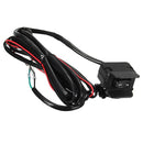 Black Motorcycle 3Meters Winch Rocker Switch Handlebar Warn Accessories