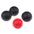 Sports Spiky Massage Ball and Peanut Ball for Yoga Workout Fitness Exercise