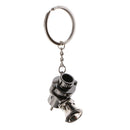 1x Metal Car Styling Keychain Keyfob Car Part Pendant Key Chain Ring Keyring