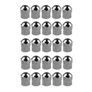25 Pieces Chrome Plated Plastic Wheel Hex Tire Tyre Valve Stem Caps TPMS