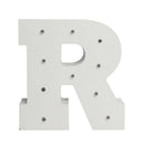 Wooden 6'' LED Vintage Letter Lights Circus Style Alphabet Light Up Signs R