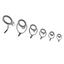 6pcs Fishing Rod Eye Ring Double Leg Guide Line Ring for Spinning/Casting Rod