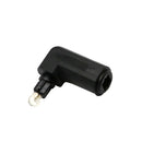 Toslink DIGITAL Optical AUDIO Cable COUPLER Right Angle Male/Female Adapter