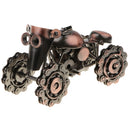 Retro 4WD ATV Motorcycle Motorbike Model Metalcraft Toy Home Decoration Desk Supplies Collectibles