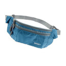 Men Outdoor Sports Hiking Camping Phone Pen Money Storage Holder 3 Zipper Pocket Charms Waist Belt Bag Hip Bag Sky Blue
