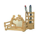 Moving Model Kit 3D Wooden DIY Boxing Pen Container Pen Box Puzzles Kids Wooden Toys
