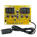 DC 220V Dual Digital Thermostat Temperature Humidity Controller 10A 1CH