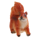 1 Home Garden Resin Squirrel Model for DIY Outdoor Grassland Backyard Decors