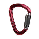 Self Locking Mountaineering Rock Climbing Aluminum Carabiner 28KN