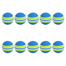 10Pcs 42mm Practice Golf Swing Sponge Foam Balls Training Indoor Aids Sports