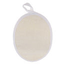 Beige Exfoliating Loofah Pads Natural Luffa Body Cleaning Scrubber Sponge Pad for Men & Women Bath / Shower