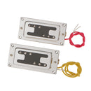 Mini Humbucker Pickup for 6-String Rickenbacker Electric Bass Guitar Silver