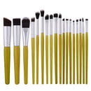 18pcs Makeup Beauty Brushes Kit Face Eye Blusher Contour Foundation Eyeshadow Eyebrow Brushes Set