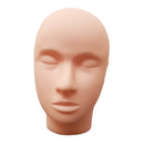 Silicone Training Mannequin Manikin Head Eyelash Extension Makeup Massage Practice Model