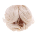 Doll Imitation Mohair Curly Wigs Hair For 1/6 BJD/ Uncle Doll Light Golden