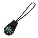Outdoor Hiking Camping Mini 2.5cm Zipper/ Pulley Button Compass