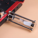 32GB Creative Hourglass Shape Model Waterproof Alloy Glass Mini USB Flash Drive High Speed Memory Stick U Disk White for PC Desktop