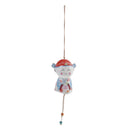 Handmade Sunny Doll Campanula Red Blue Groom Wind Chime Home Decor Charms Ornaments Gift Accs