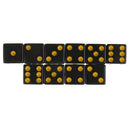 10Pcs Dice Round Corner Die 16mm Yellow Dotted for Traditional Board Games