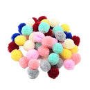 50 Pieces Candy Color Kids Girl Baby Headband DIY Ball Hair Band Clip Accessories Headwear