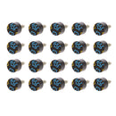 20pcs Black High Heel Shoes Tips Replacements Repair Stilettos 601