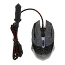 USB Wired Gaming Mouse Macro Programming w/ LED Breathing Light for PC Black