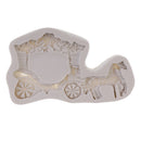 Carriage Design Silicone DIY Fondant Cake Mold Chocolate Sugarcraft Cupcakes Mould Cake Decorating Mold