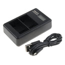 EN-EL15 LCD Smart Quick Charger+USB Charging Cable for Nikon D750 D800 D800E D810A D7000 D7100 D7200 Cameras (Charging Status Display)