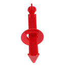 Red Plastic Snooker Billiard Fastener Repair Pool Cue Tip Clamp for Tip Glue